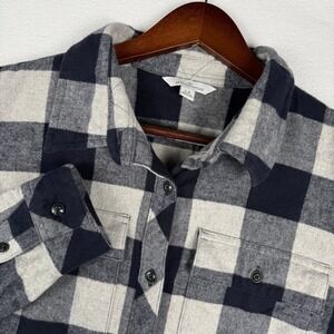 LL Bean Signature Archive 1958 Chamois Cloth Shirt Buffalo Plaid Womens L